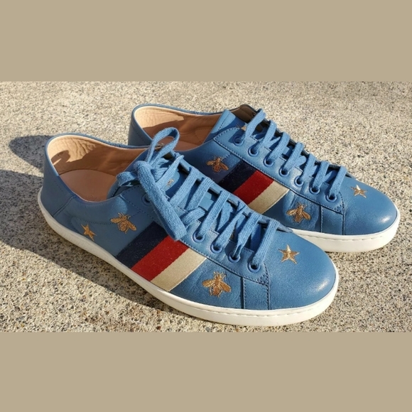 Gucci Other - Gucci Ace Star and Bee Embroidered Sneakers